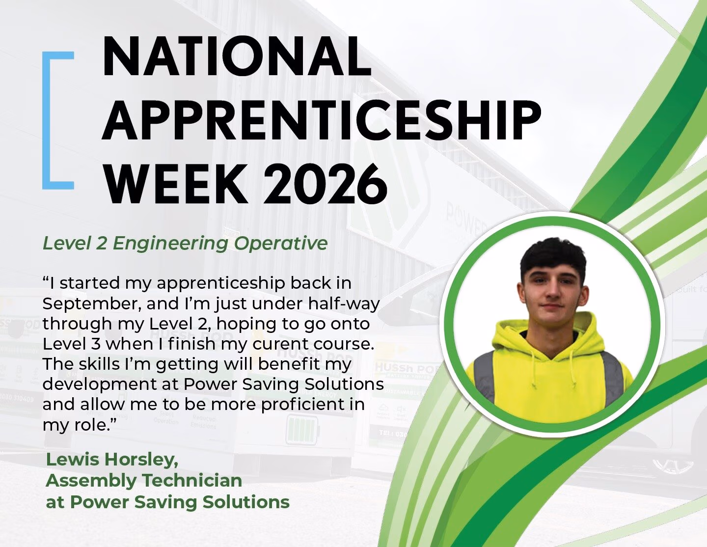 National Apprenticeship Week - Lewis Horsley