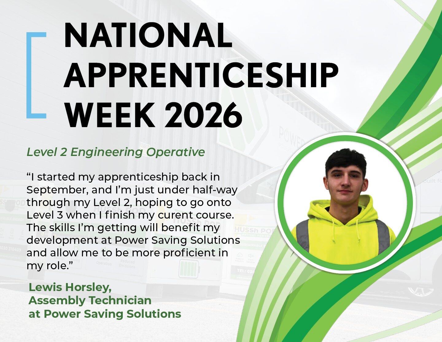 National Apprenticeship Week - Lewis Horsley