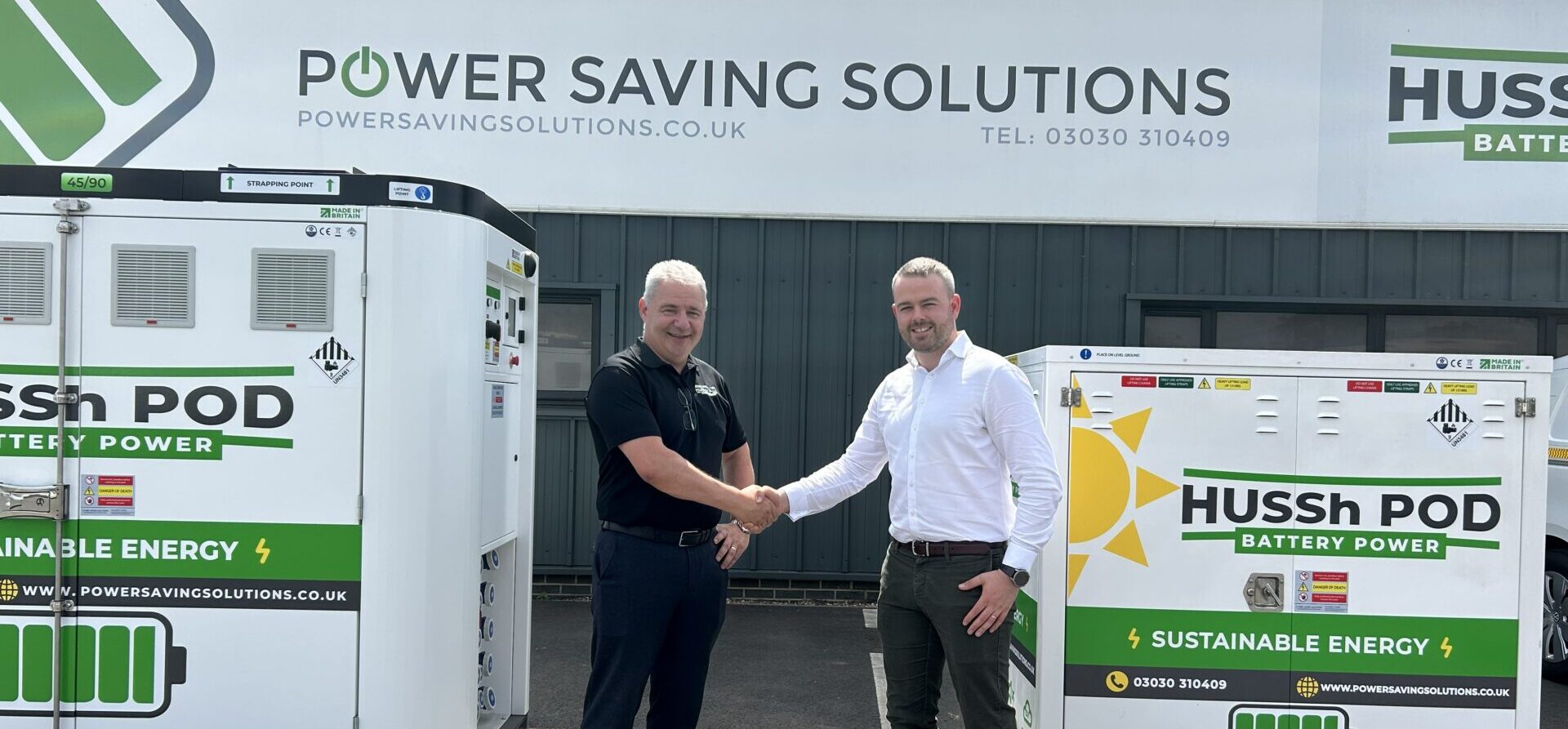 Tom Cummins with Managing Director James Walton